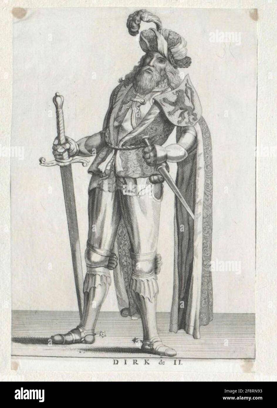 Dietrich II., Count of Holland Stock Photo Alamy