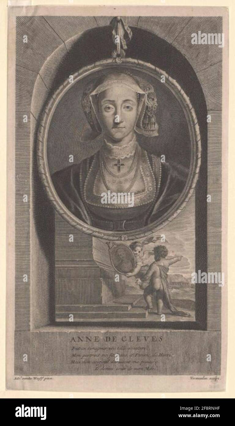 Anna, Princess of Jülich-Kleve-Berg. Stock Photo