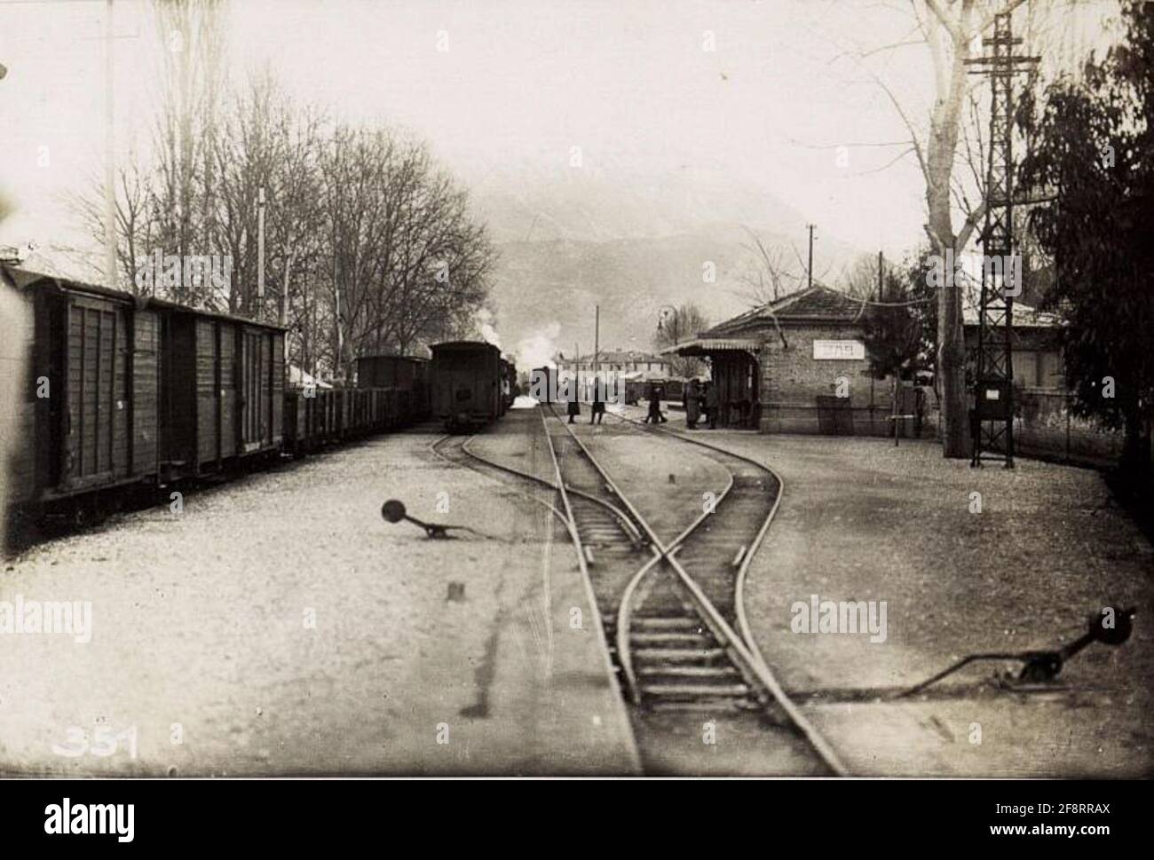 Train station of Antivari Stock Photo - Alamy