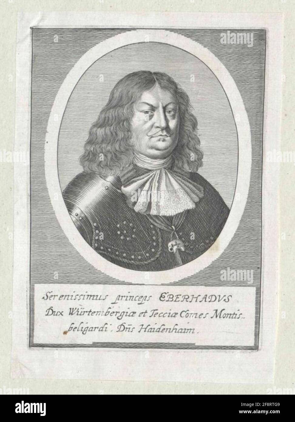 Eberhard III., Duke of Württemberg 1634/1700 Stock Photo Alamy
