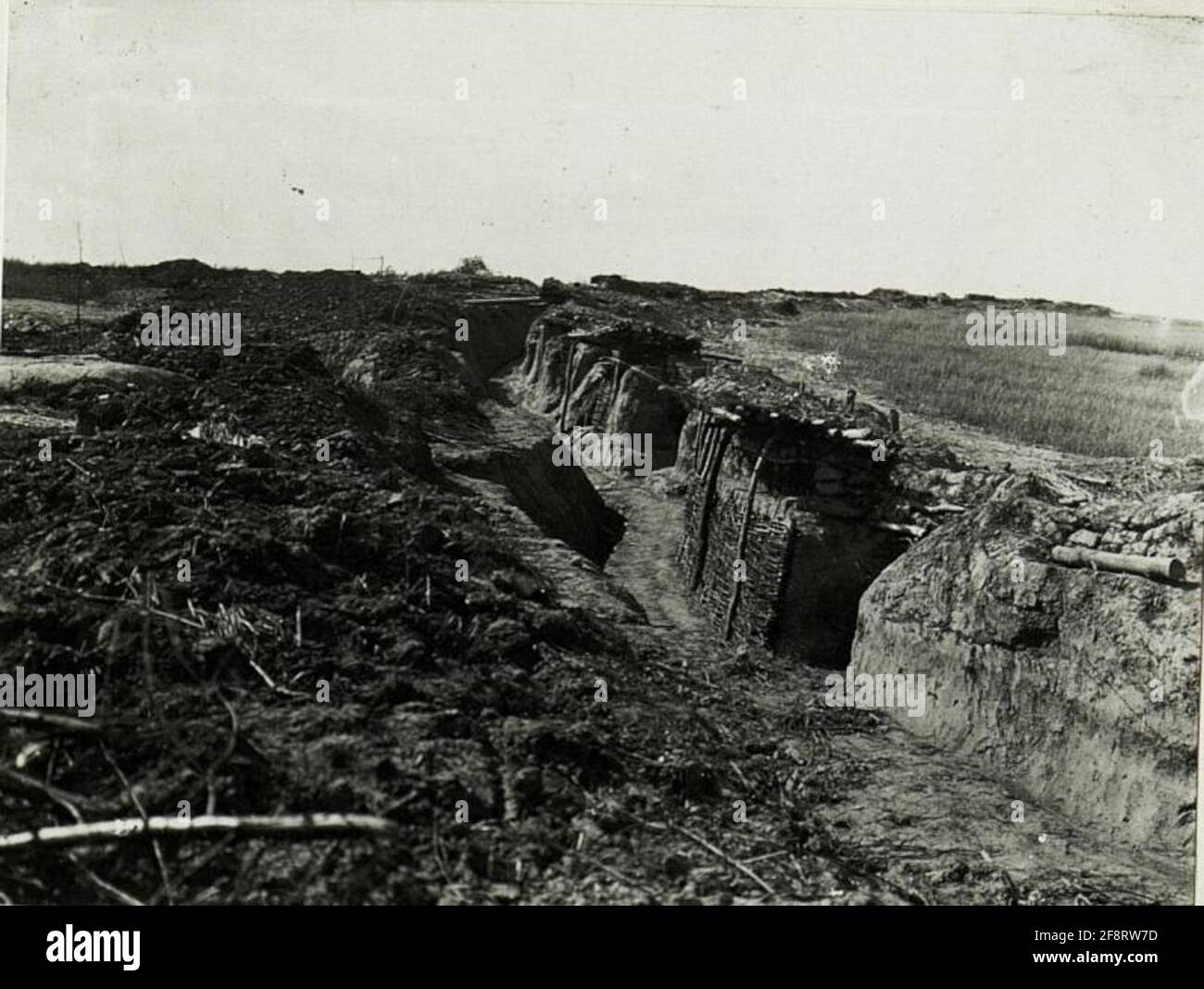 Trench of the troop infantry regiment, 8th company Stock Photo Alamy