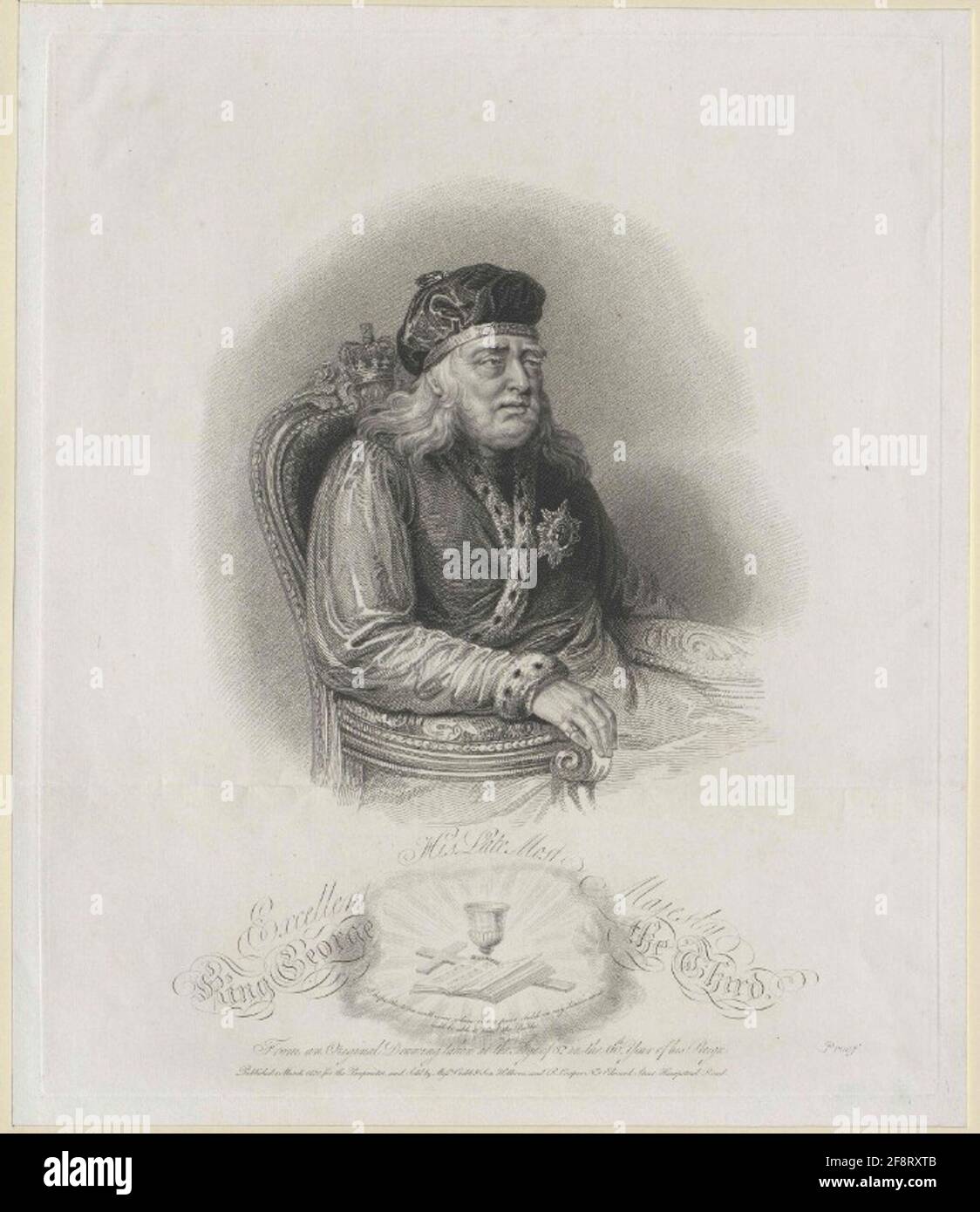 Georg III., King of England Stock Photo - Alamy