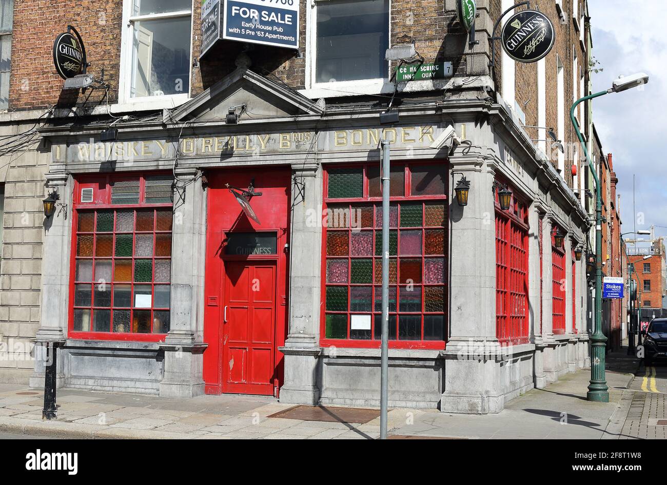 O'reilly's whiskey bonder, Ormand Quay Dublin, Ireland Stock Photo