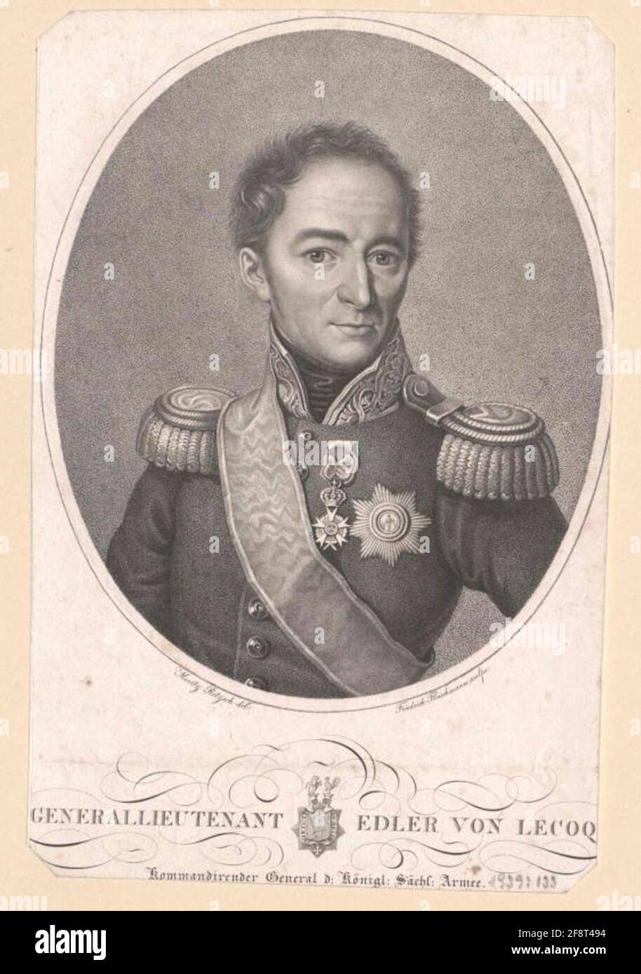Саксонский генерал фон Ле Кок Карл