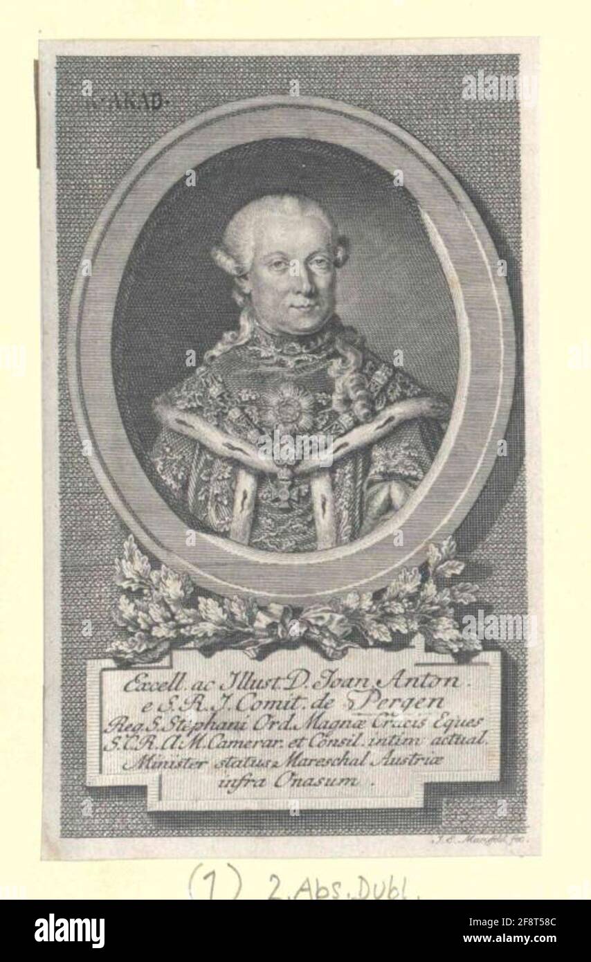 Pergen Pergen, Johann Anton Graf von Stock Photo - Alamy