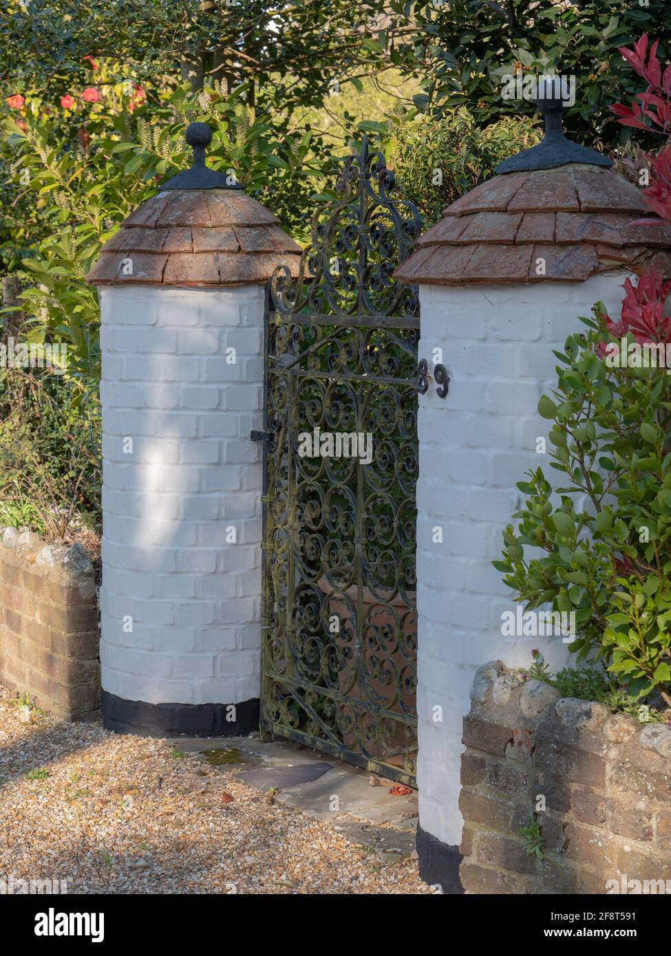 Garden gate UK Stock Photo Alamy