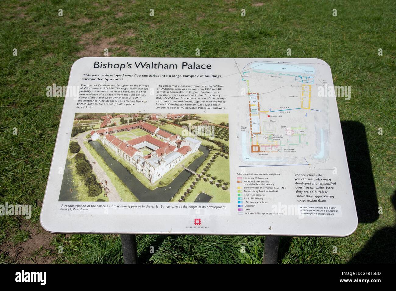 Waltham, Winchester, Hampshire, England, UK. 2021. The mainly ruin of Waltham