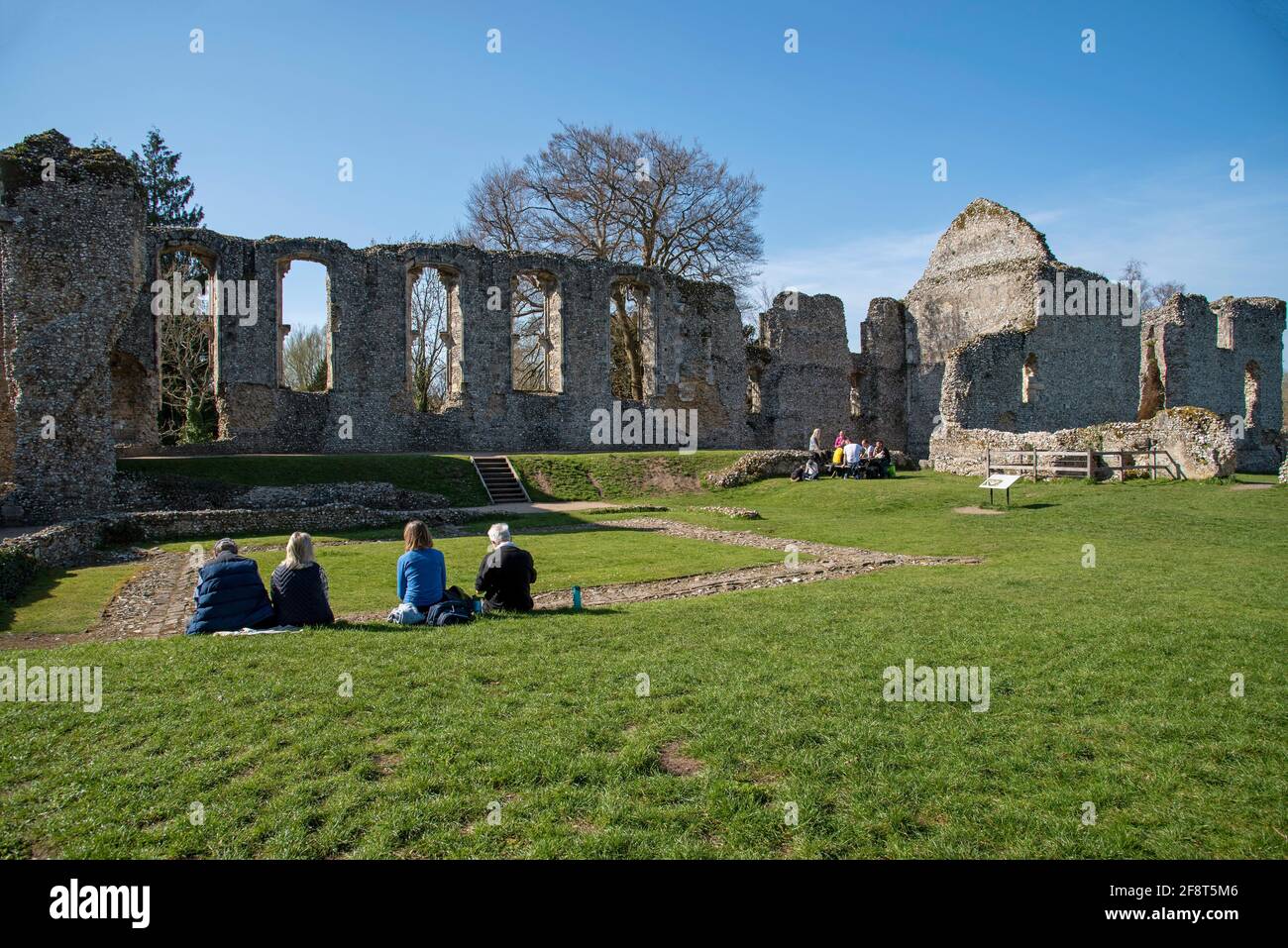 Waltham, Winchester, Hampshire, England, UK. 2021. The mainly ruin of Waltham