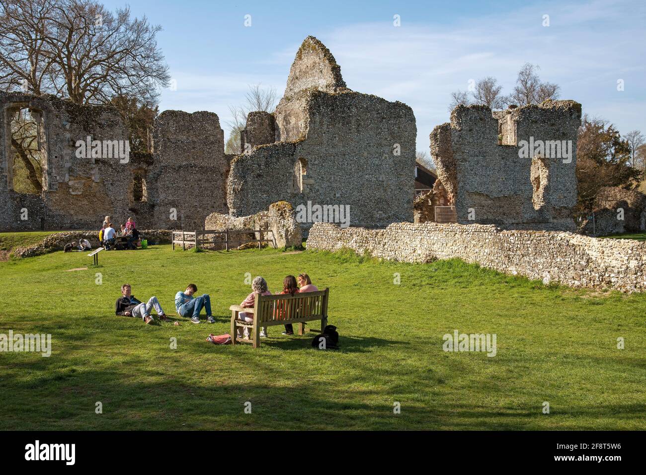 Waltham, Winchester, Hampshire, England, UK. 2021. The mainly ruin of Waltham