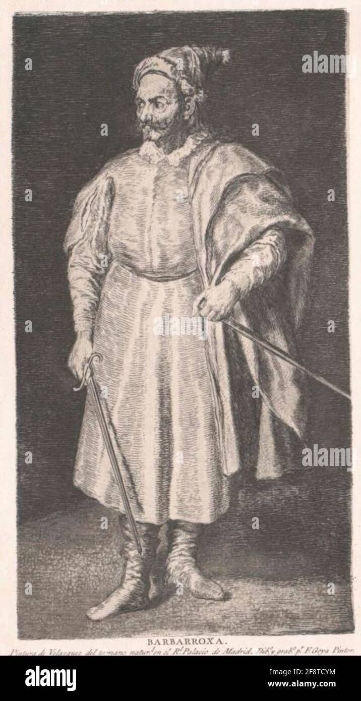 Horuk Barbarossa, Ottoman ruler in Algiers Stock Photo Alamy