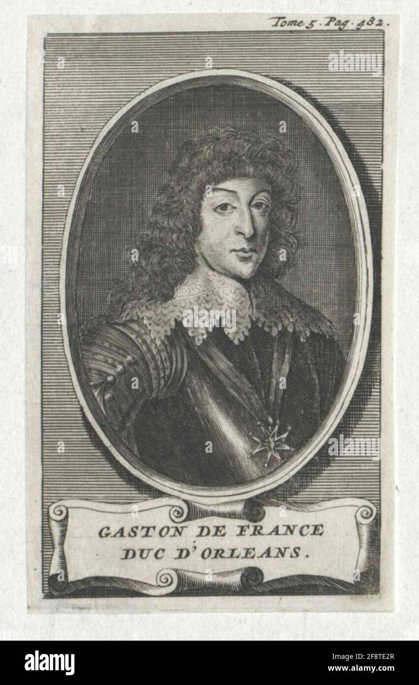 Gaston, Duke of Orléans. Stock Photo