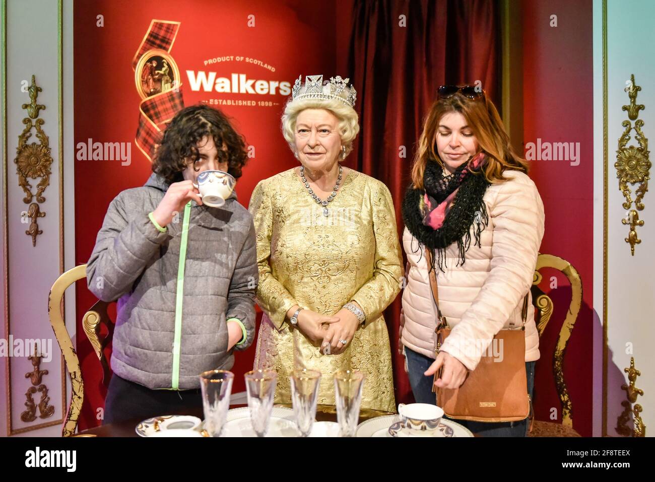 Madame Tussauds Wax Museum in New York, USA Stock Photo