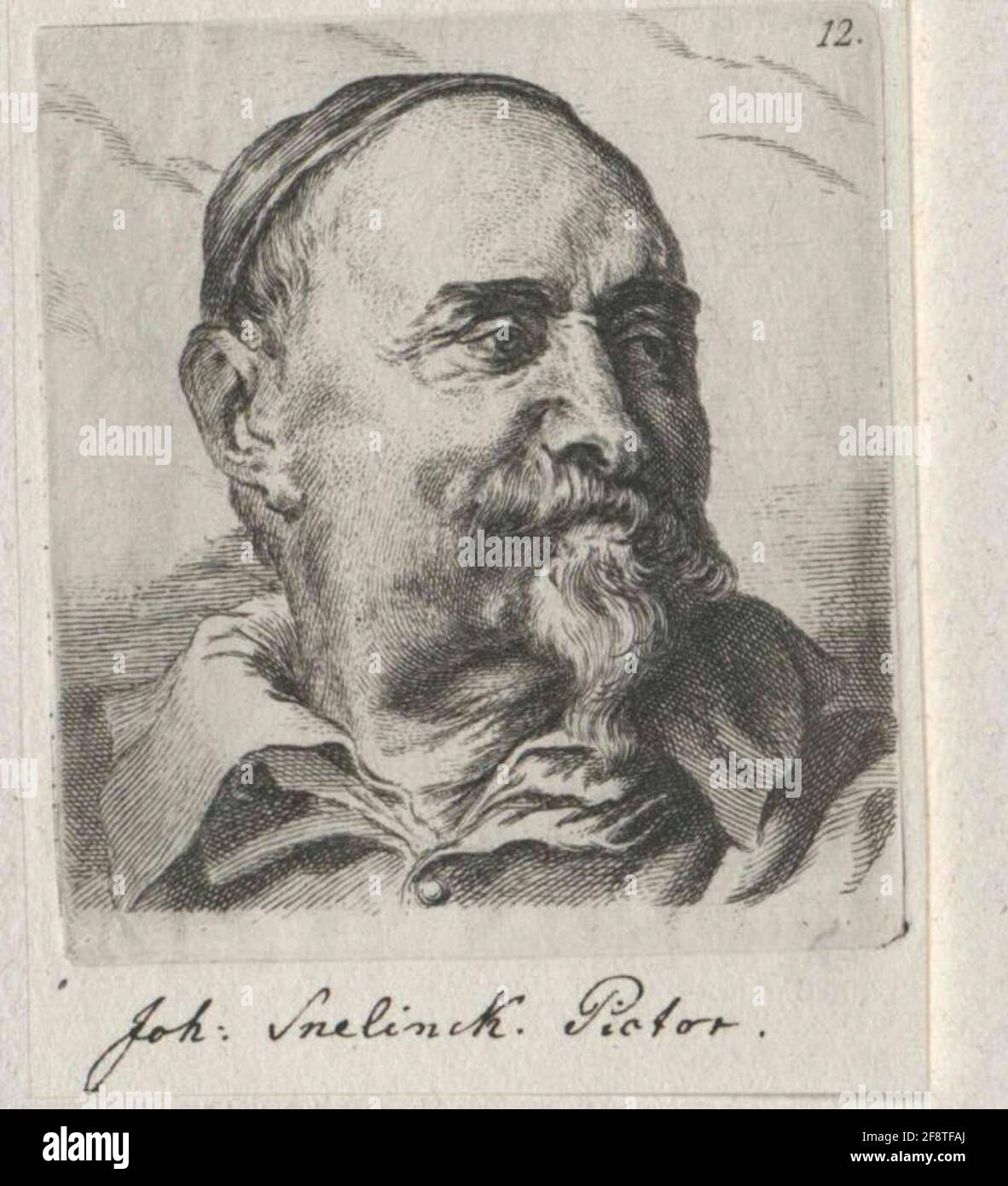 17th century portrait of jan snellinck hi-res stock photography and ...