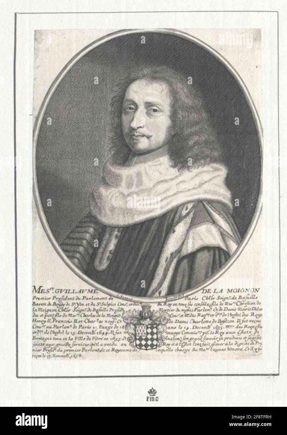Lamoignon, Marquis de Basville, Guillaume I. de Stock Photo - Alamy
