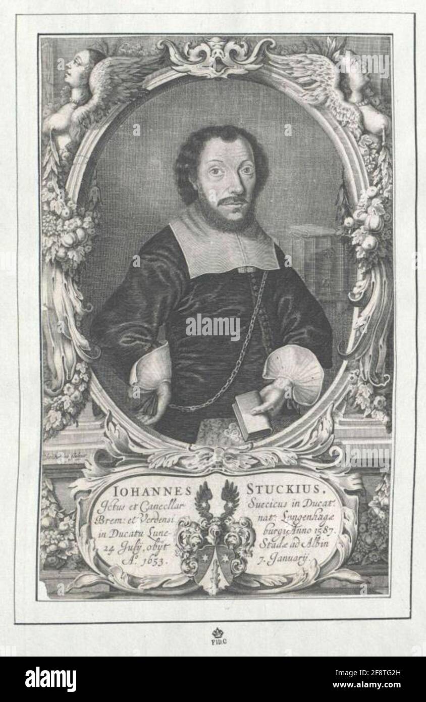 Stucke, Johann Stecher: Hagen, Christian (1630) Stock Photo