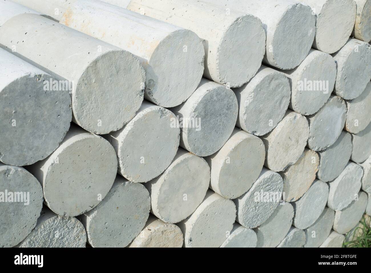 Concrete cylindrical samples for concrete mixes testing Stock Photo Alamy
