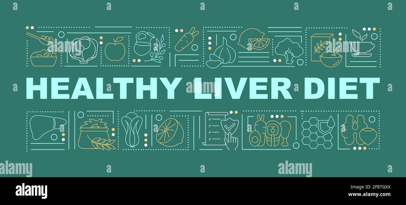 Healthy liver diet word concepts banner Stock Vector Image & Art Alamy