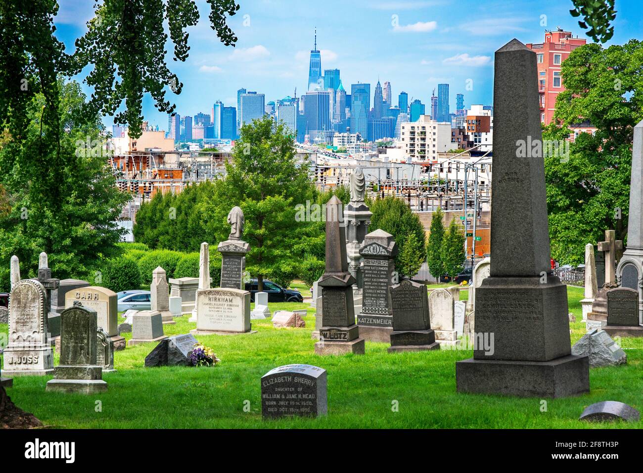 Tombs in Greenwood Cemetery Brooklyn New York City Stock Photo Alamy