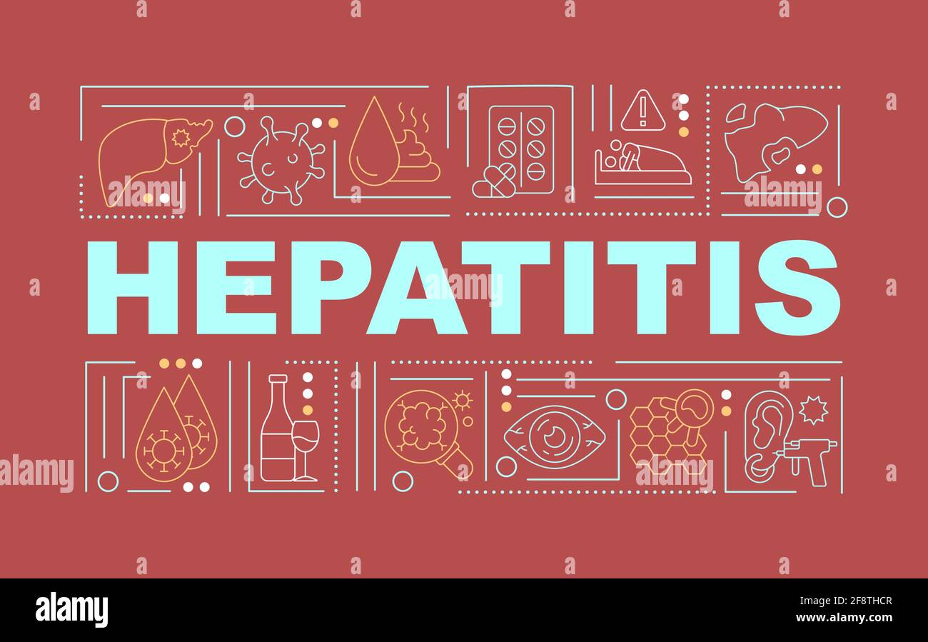 Hepatitis word concepts banner Stock Vector Image & Art - Alamy
