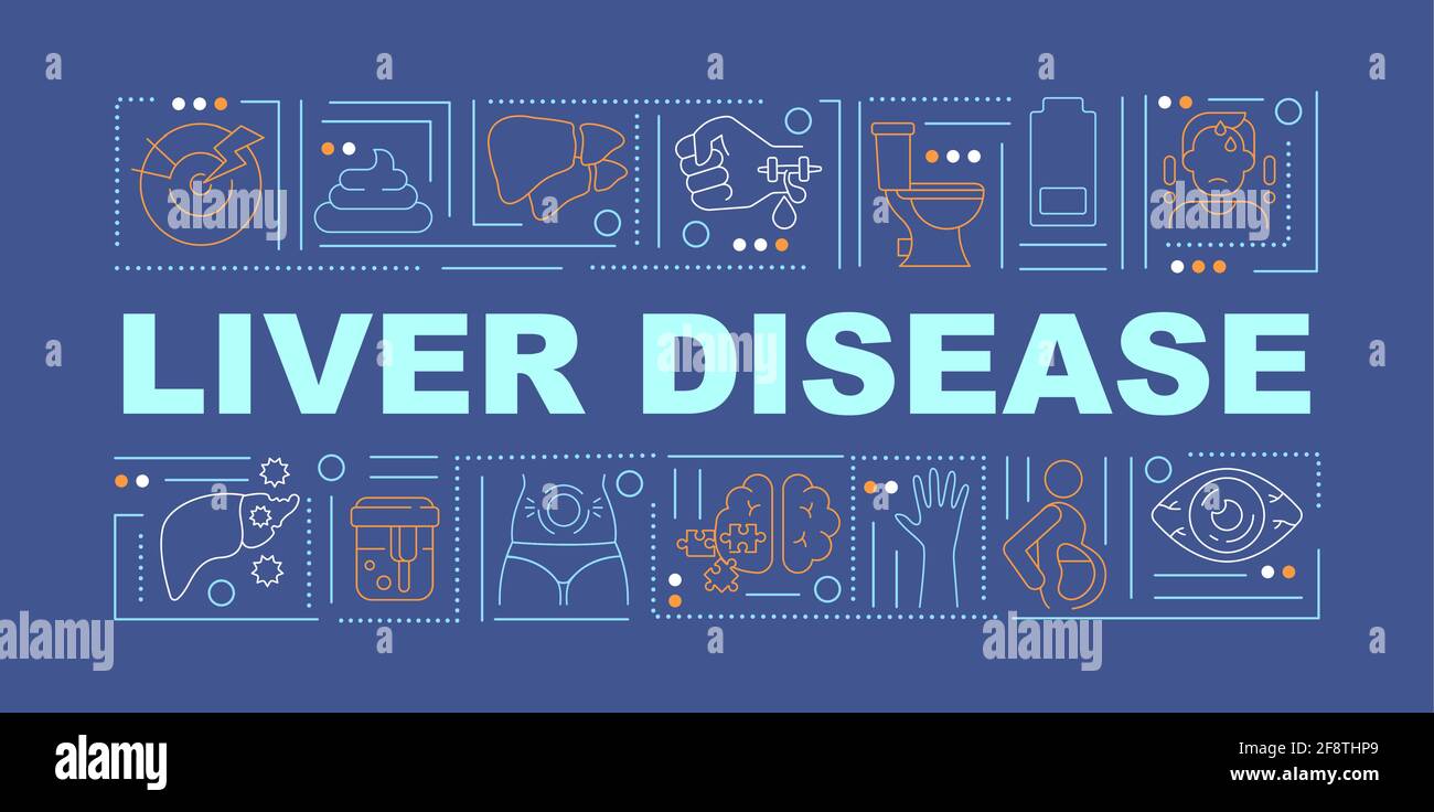 Liver disease word concepts banner Stock Vector Image & Art - Alamy
