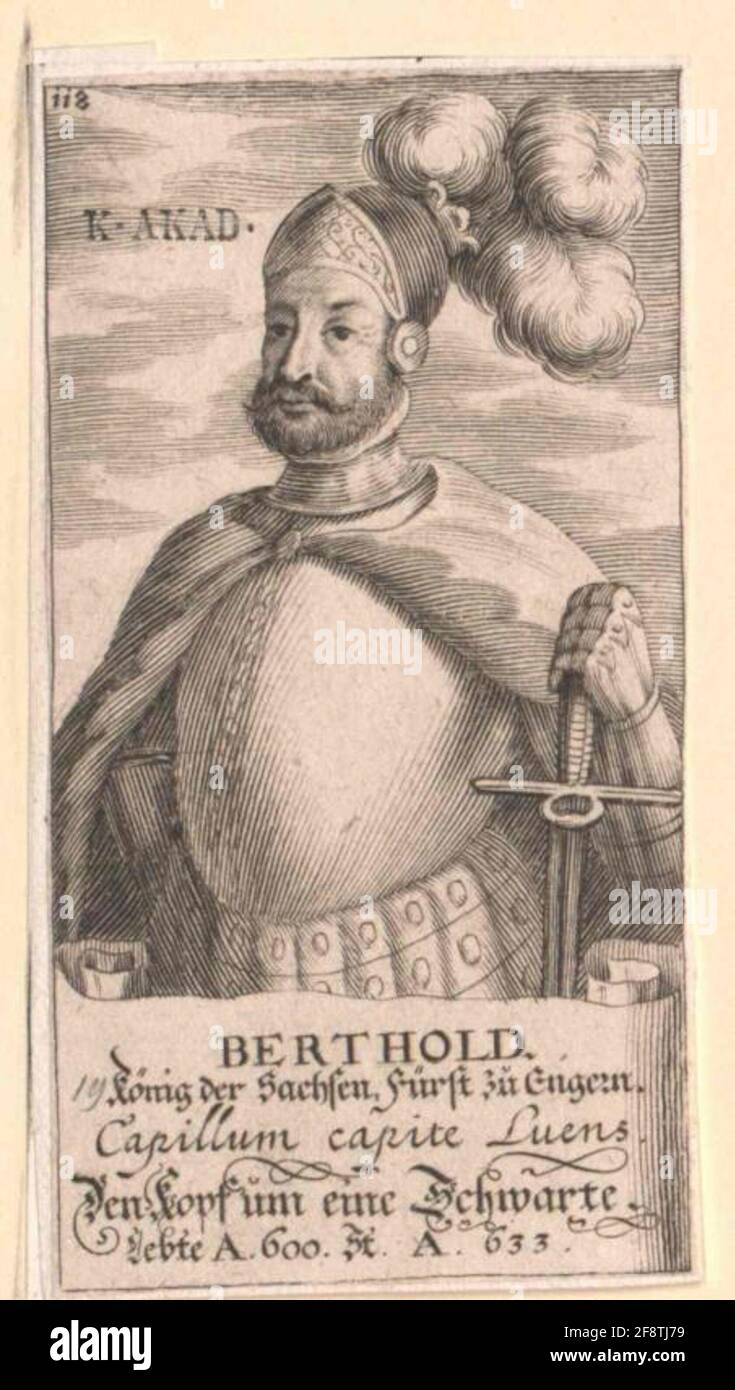 Berthold, King of the Saxons Stock Photo Alamy
