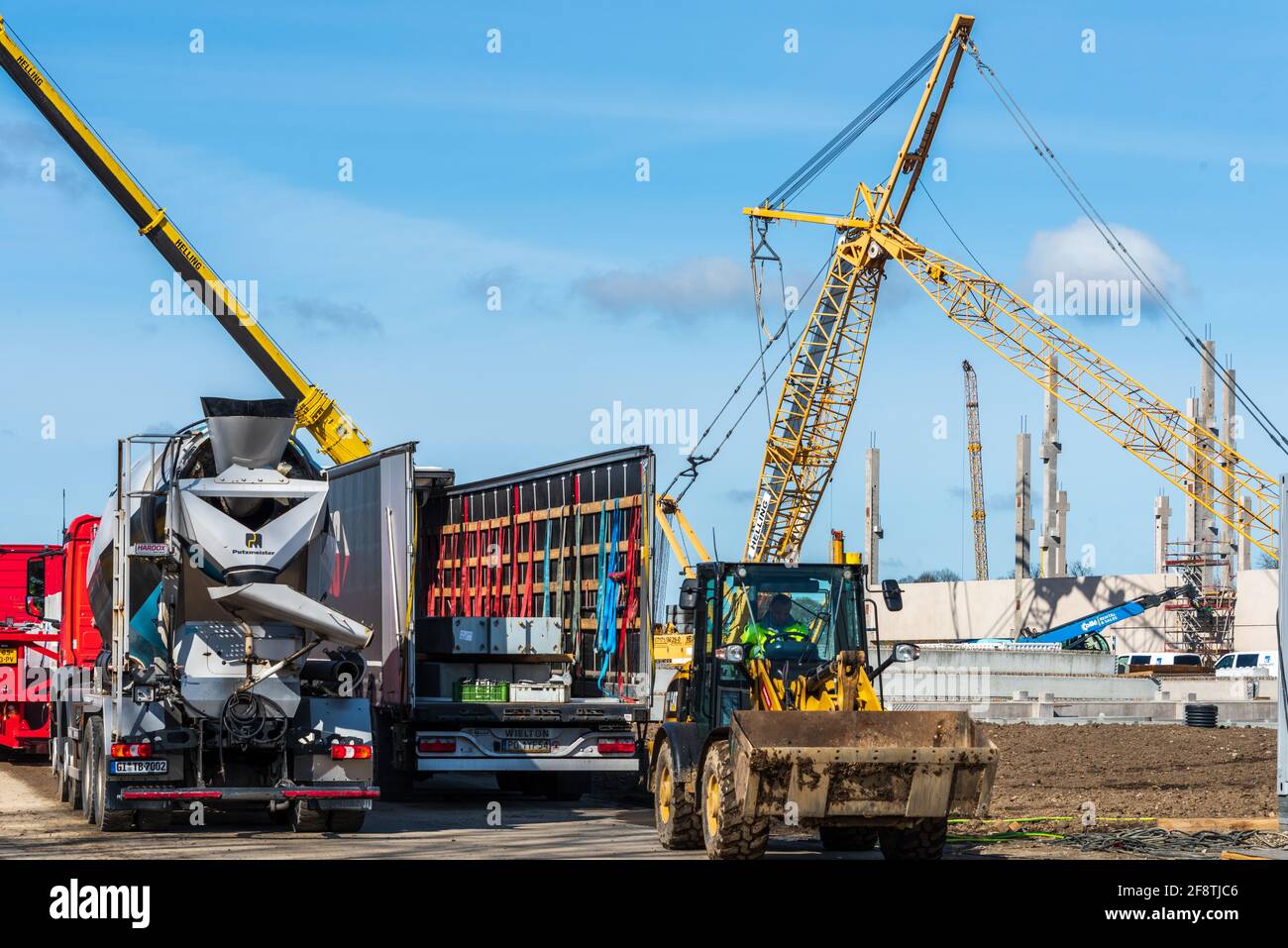 Neubau eines Möbelhauses in Kiel Schleswig-Holstein Stock Photo