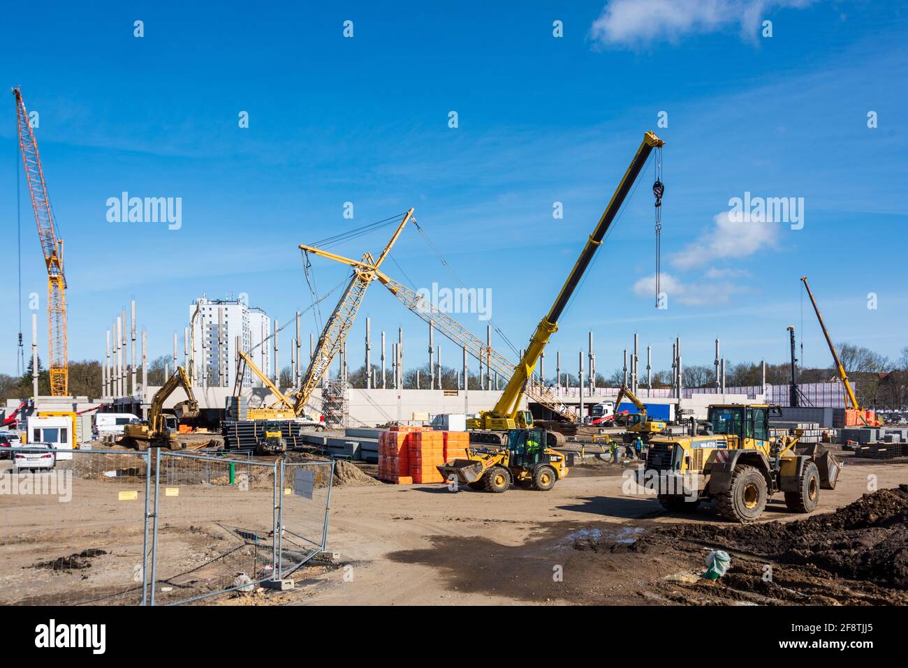 Neubau eines Möbelhauses in Kiel Schleswig-Holstein Stock Photo