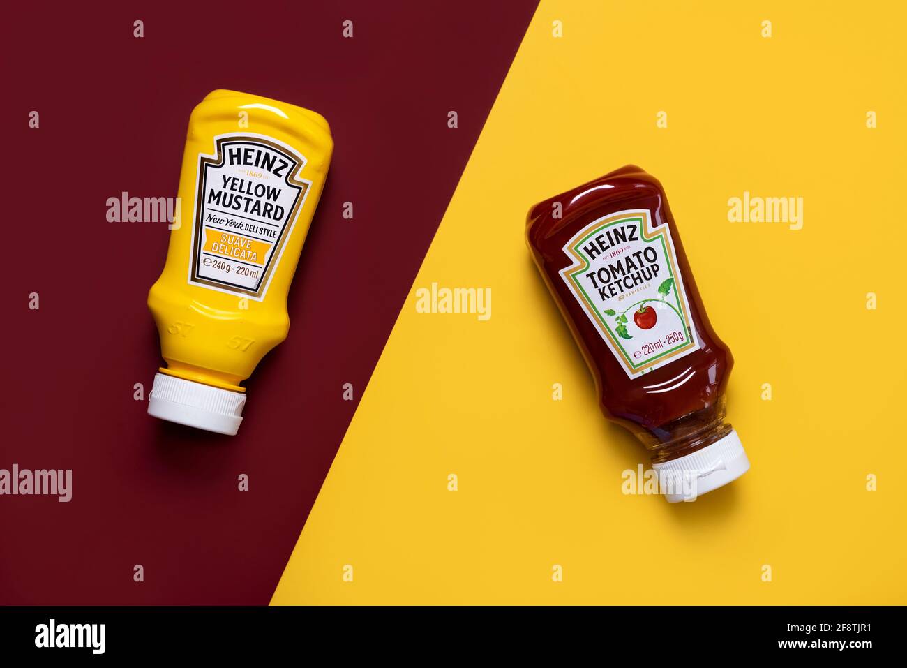 Heinz Mustard And Ketchup
