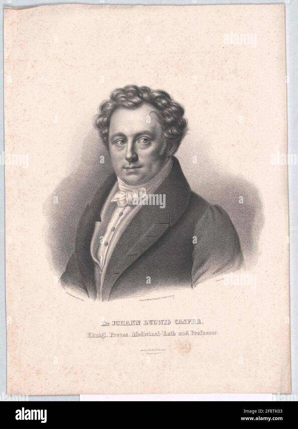 Casper, Johann Ludwig Stock Photo Alamy