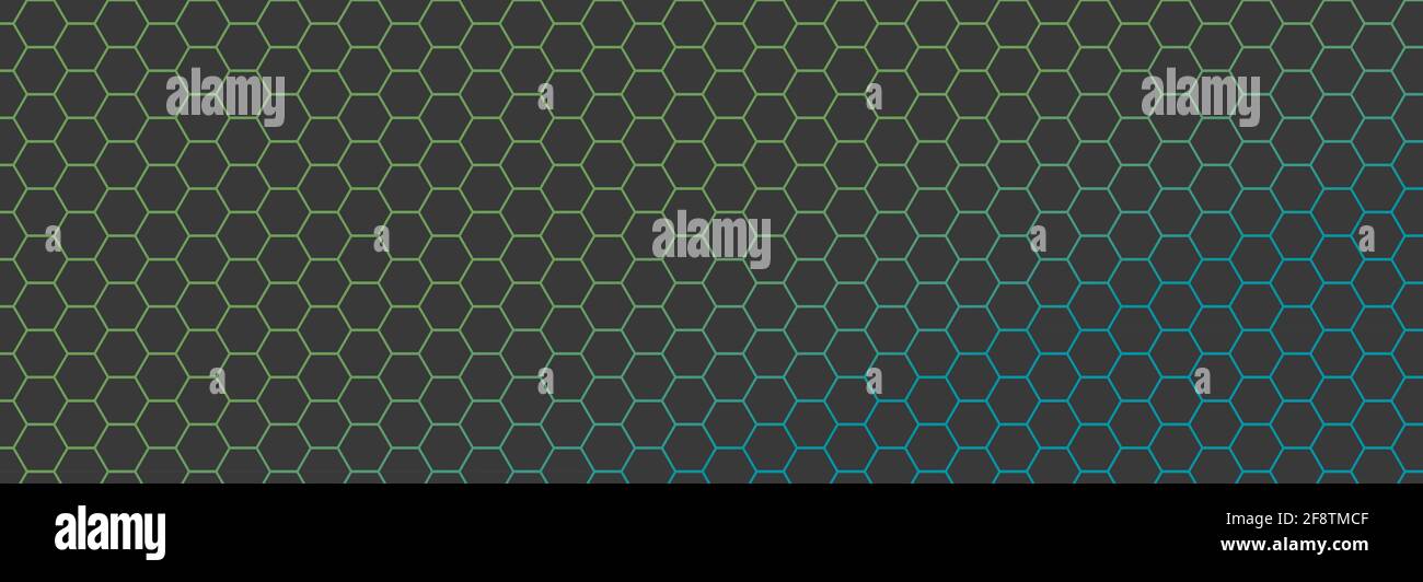 Colored wallpaper and black hexagon Stock Vector