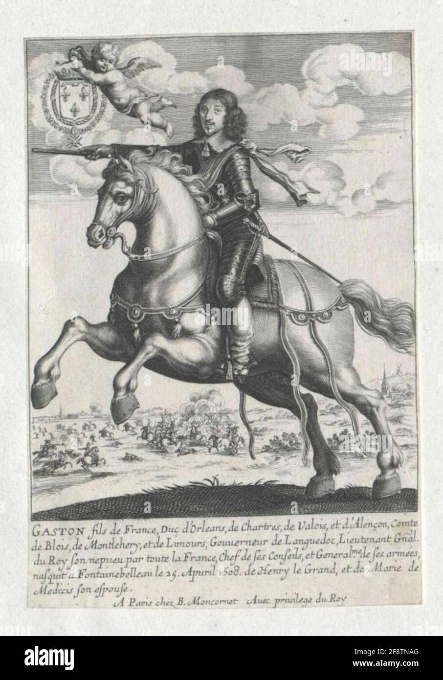 Gaston, Duke of Orléans. Stock Photo