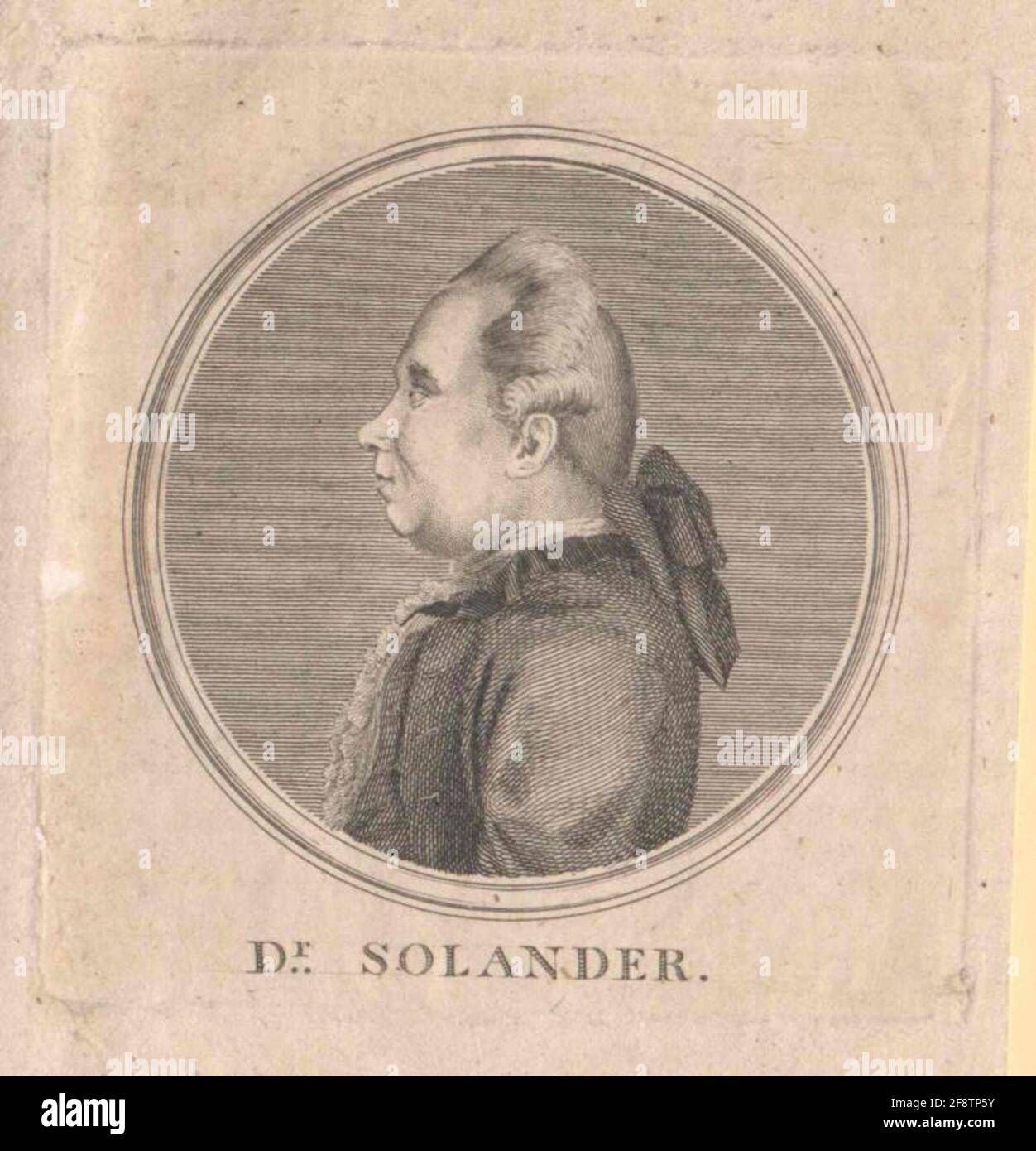 Solander, Daniel Charles Stock Photo - Alamy