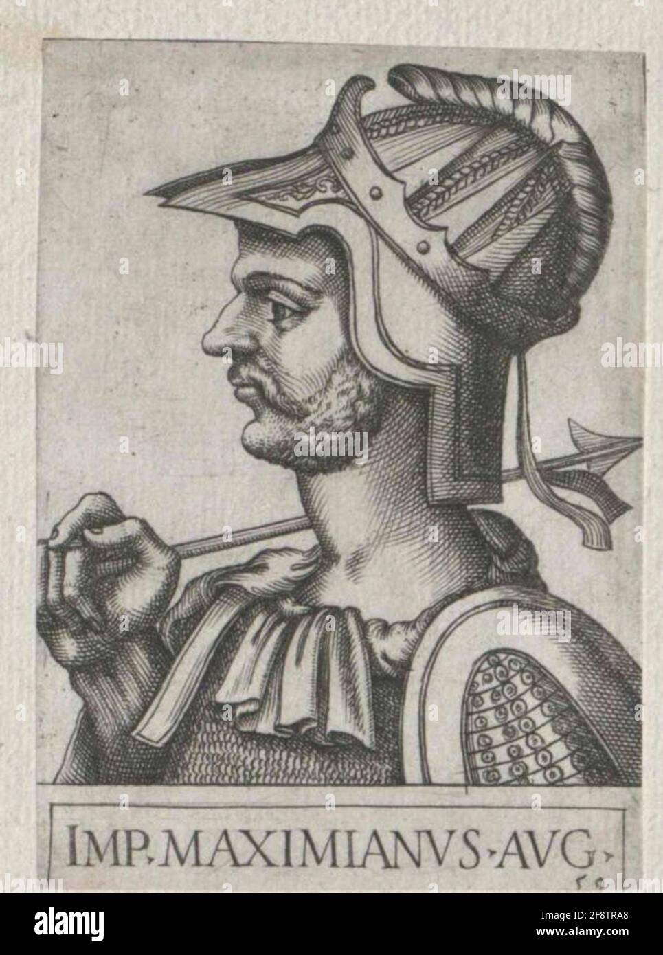 Maximianus, Roman emperor Stock Photo Alamy