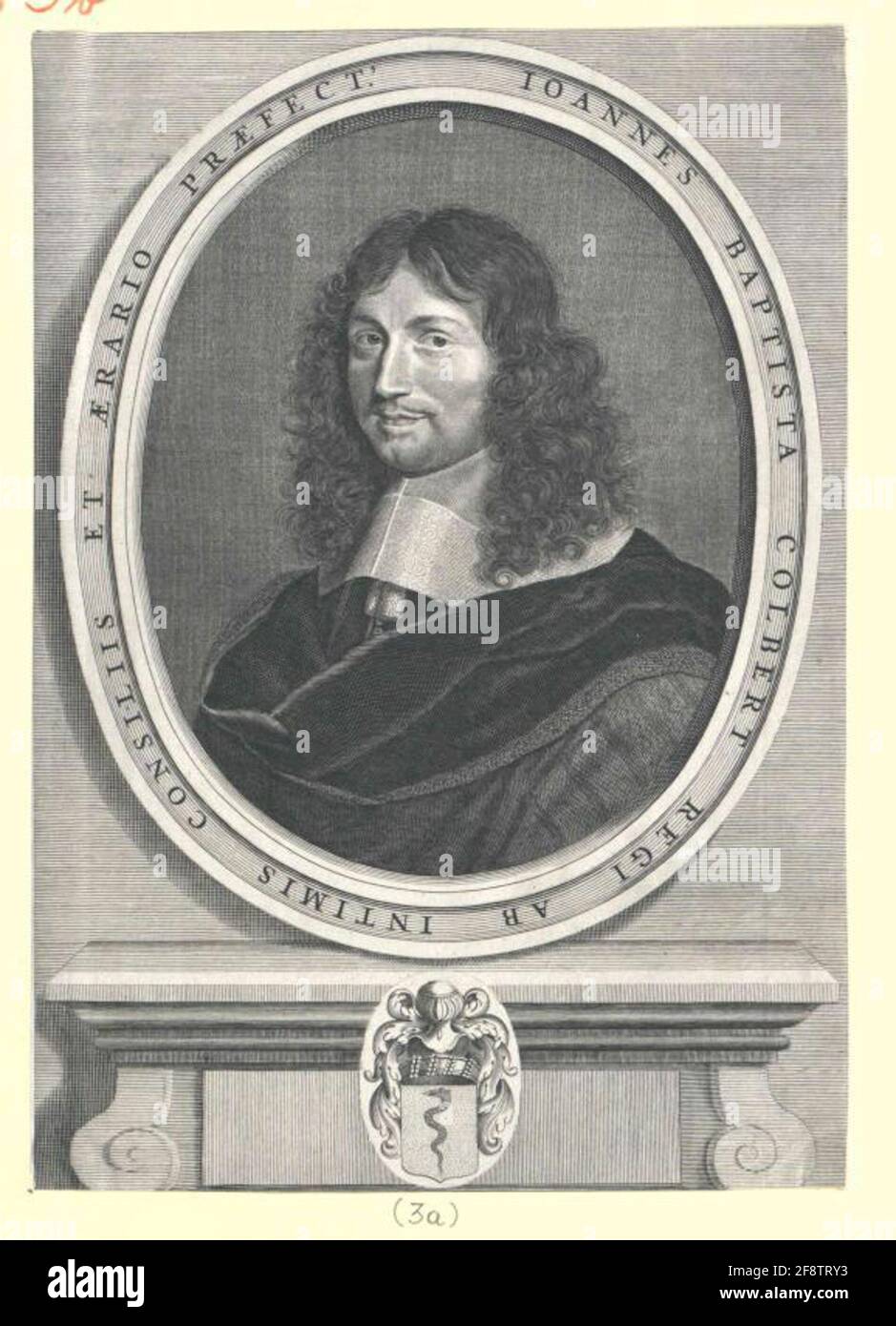 Colbert, Marquis de Seignelay, Jean Baptiste. Stock Photo