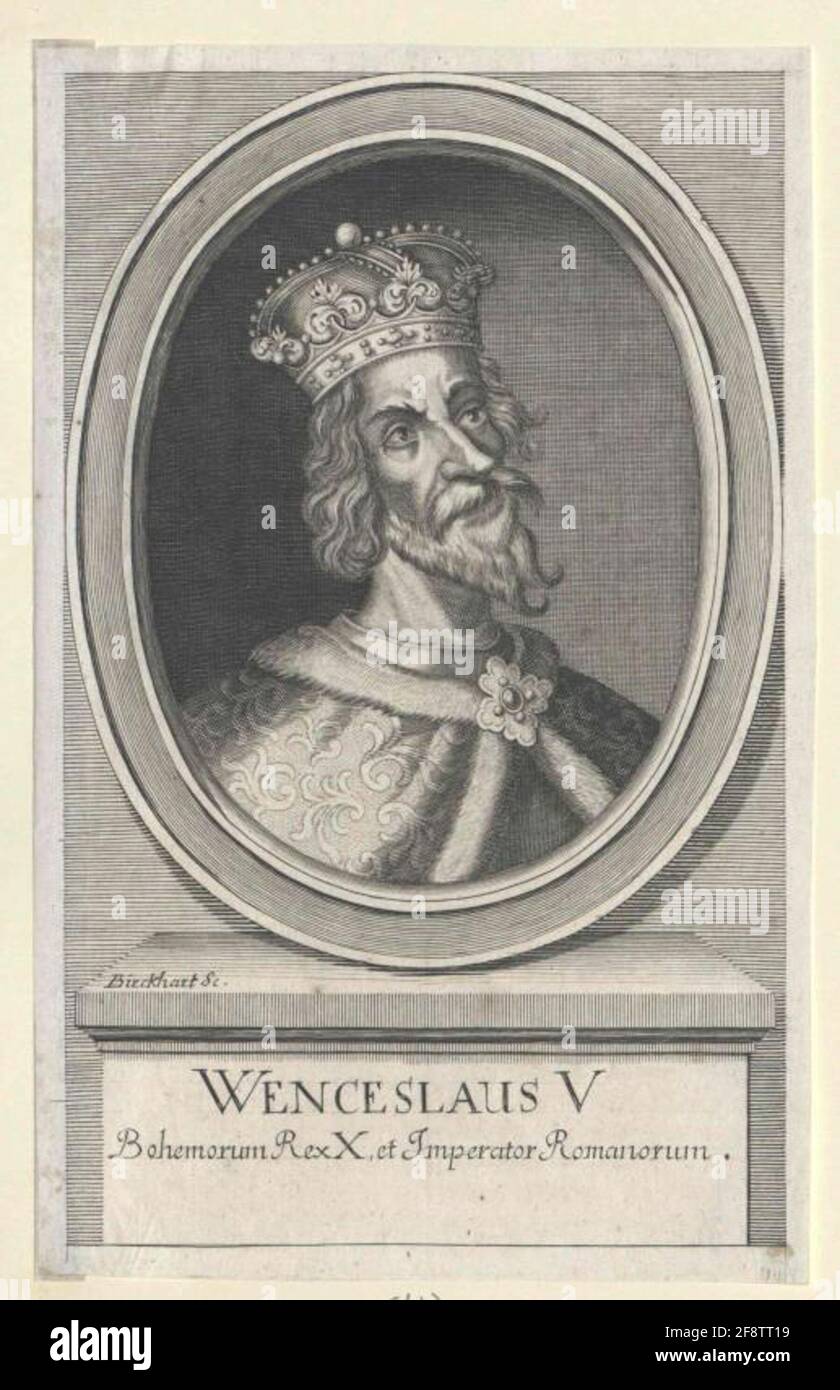 Wenzel, king. Stock Photo
