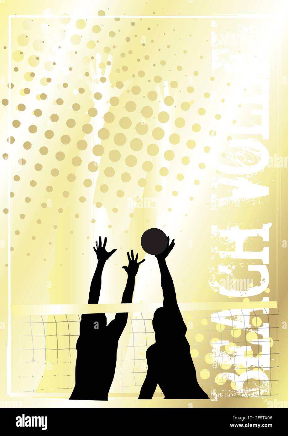 volleyball poster background Stock Vector Image & Art - Alamy