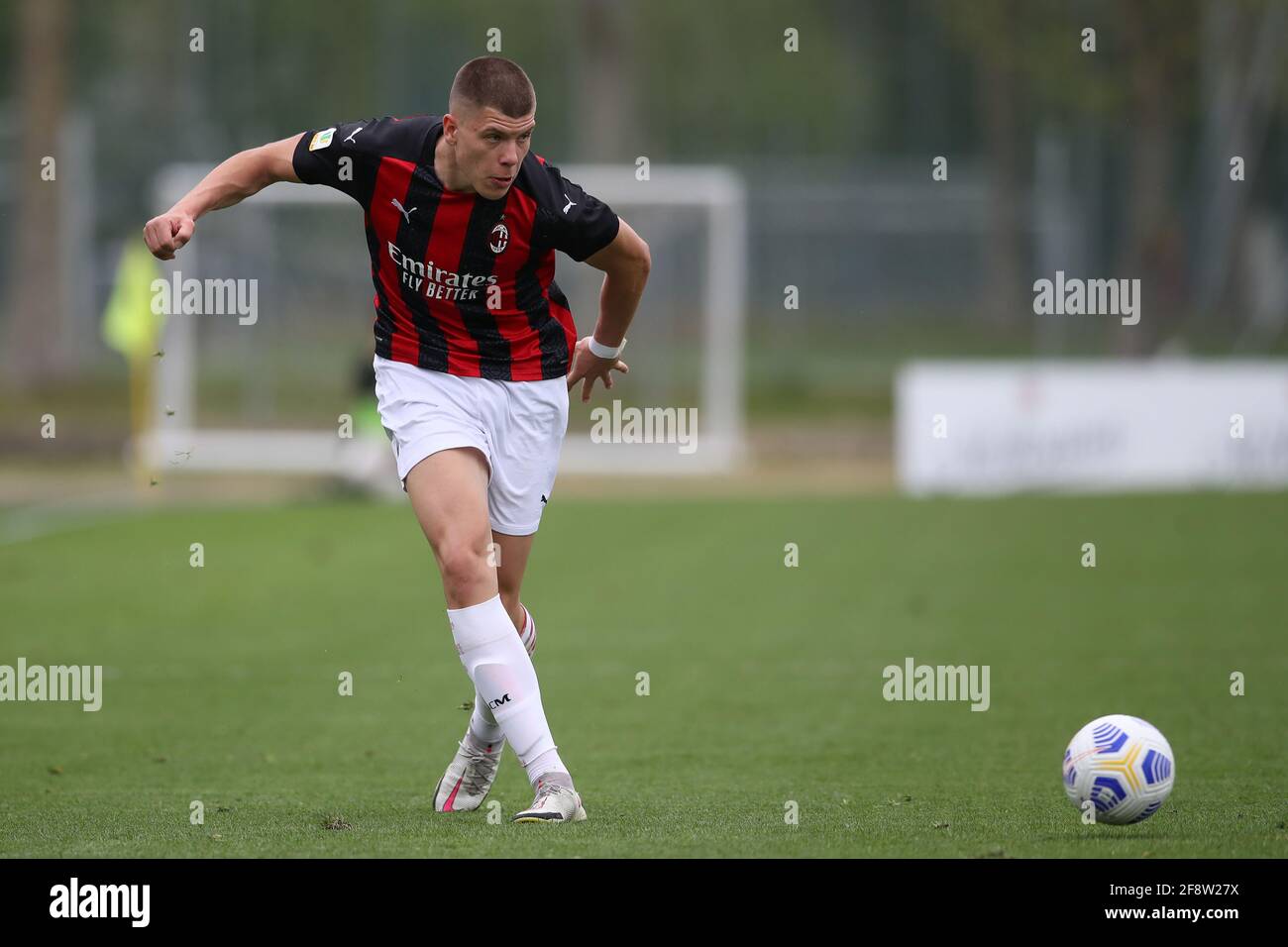 Andrei Coubis of AC Milan U19 in action during the Primavera 1 match  News Photo - Getty Images