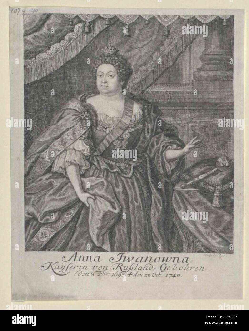 Anna Ivanovna, Empress of Russia Stock Photo - Alamy