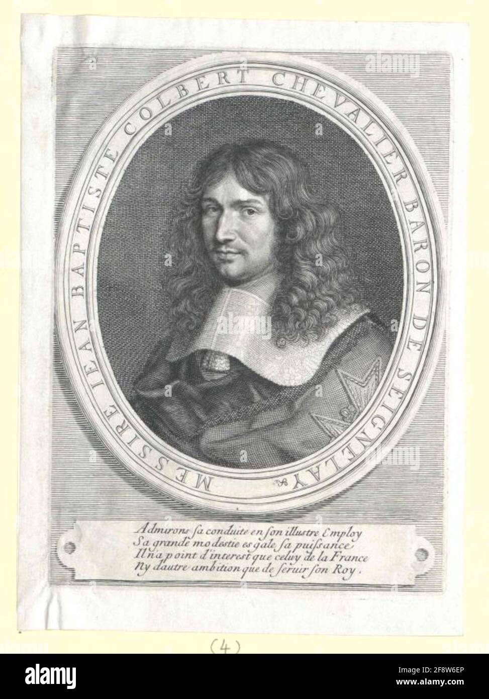 Colbert, Marquis de Seignelay, Jean Baptiste 1651/1688 Stock Photo