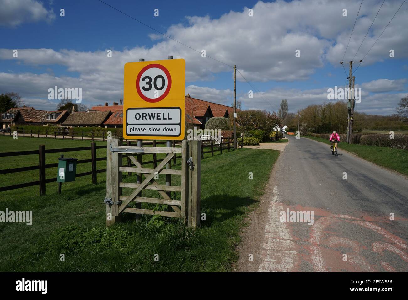 Orwell village in south Cambridgeshire Stock Photo Alamy