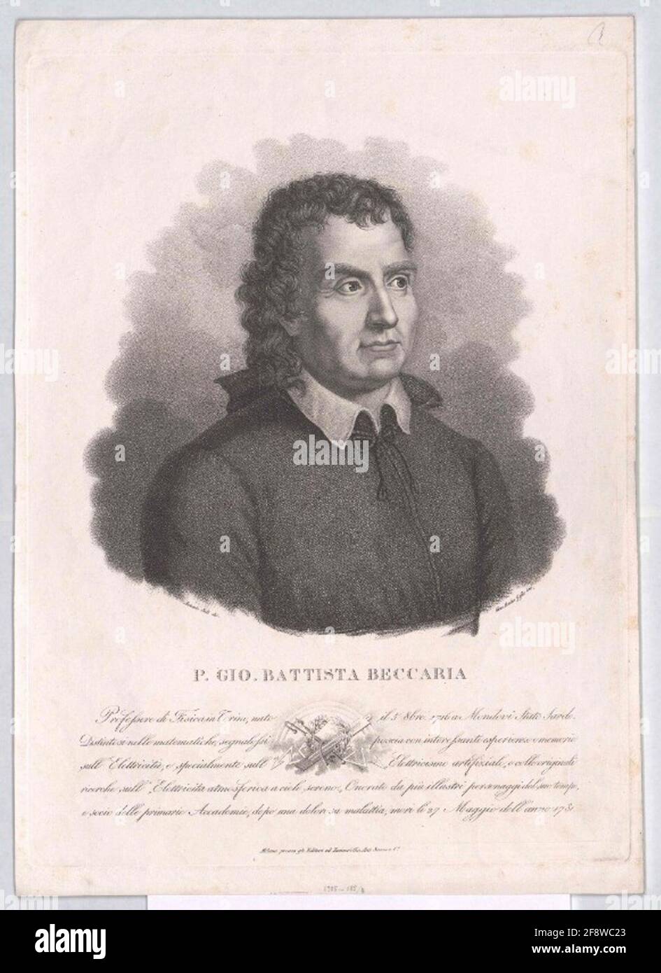 Beccaria, Giovanni Battista Stock Photo Alamy