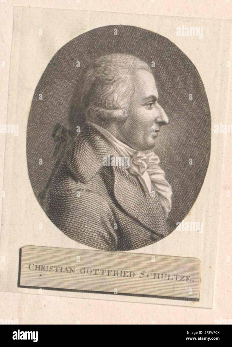 Schulze, Christian Gottfried. Stock Photo