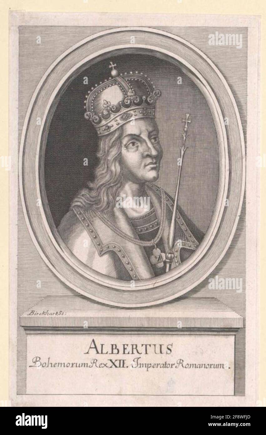 Albrecht II, German king Stock Photo Alamy