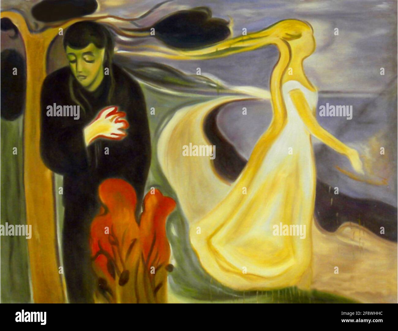 Edvard Munch - Separation - 1896 Stock Photo - Alamy