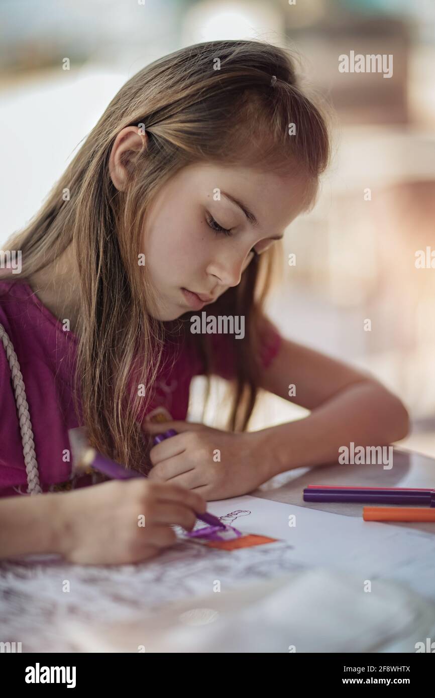 Coloring Hobby High Resolution Stock Photography And Images Alamy
