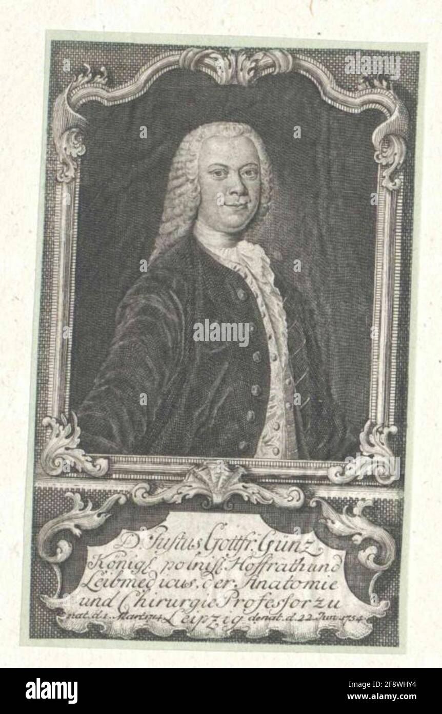 Günz, Justus Gottfried. Stock Photo