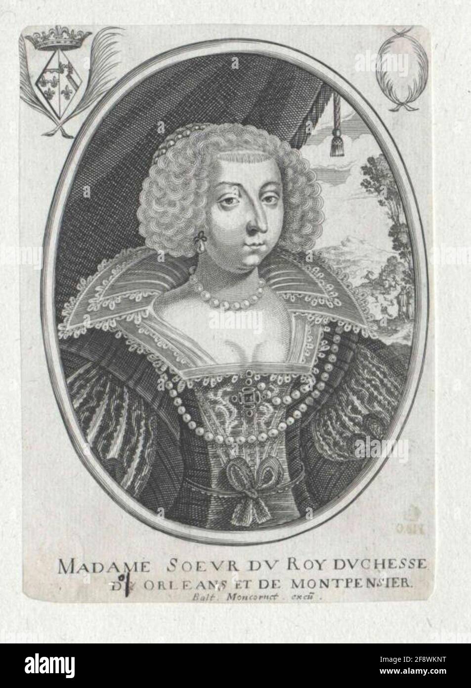 Montpensier, Marie de Bourbon, Duchess of Stock Photo Alamy
