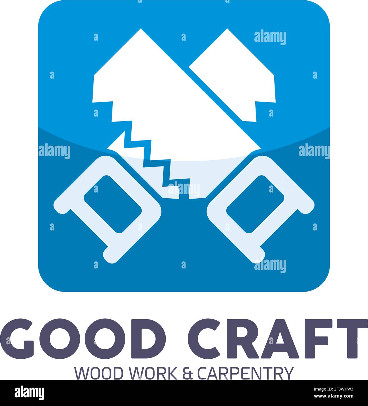 logo design good craft vector Stock Vector