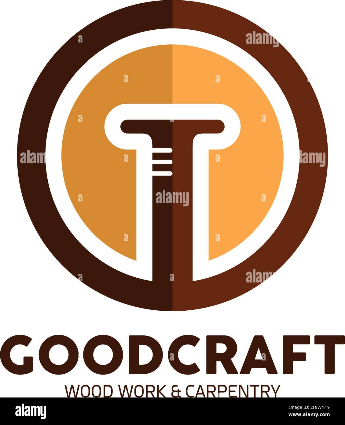 logo design good craft vector Stock Vector