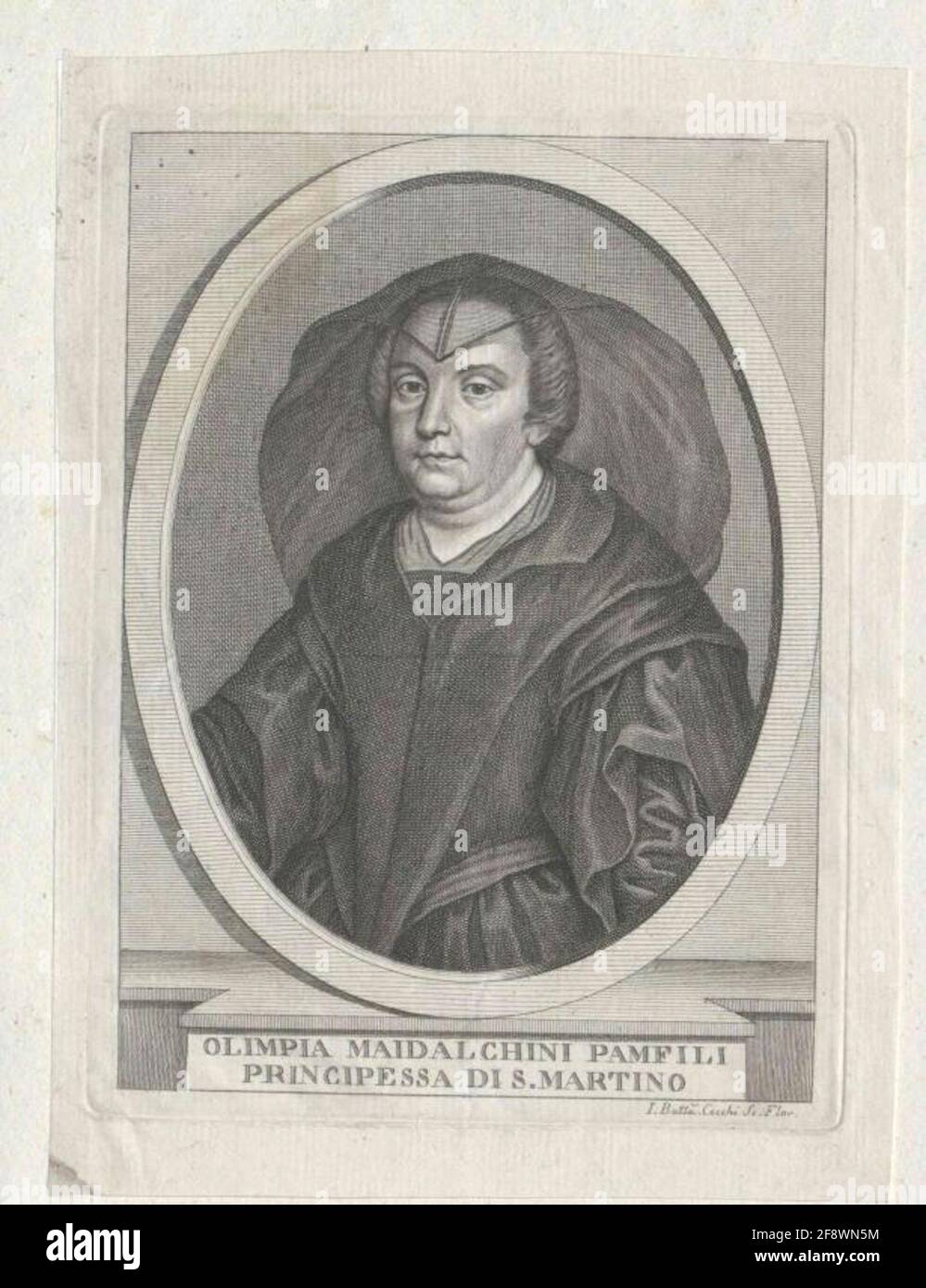 Maidalchini Pamfili, Princess of San Martino, Olimpia Stock Photo Alamy